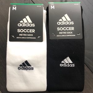 Adidas soccer arch and ankle compression socks